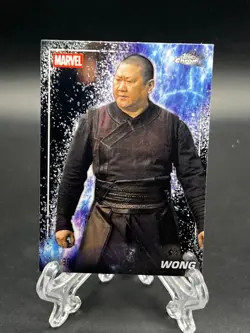 2025 Topps Chrome Marvel Studios Wong The Snap Variation 76/99 #S-67 - Image 1