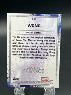 2025 Topps Chrome Marvel Studios Wong The Snap Variation 76/99 #S-67 - Image 2