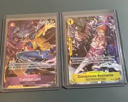 One Piece TCG Rosinante & Trafalgar Law OP12-108 & P-093 Illustration Box Vol.6 - Image 1