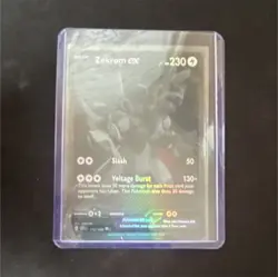 Pokemon Zekrom EX Full Art Black White Rare Holo 172/086 230 HP Dragon Card - Image 1