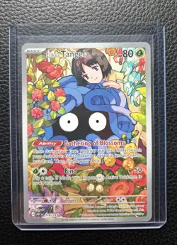 Erika’s Tangela 218/217 Pokemon Card From Ascended Hero’s Pack Fresh Near Mint - Image 1