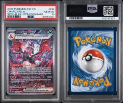 POKEMON PAF EN-PALDEAN FATES SPECIAL ILLUSTRATION RARE CHARIZARD EX PSA 10 2024 - Image 3