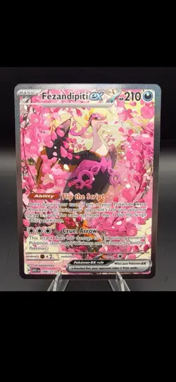 Pokemon TCG Ascended Heroes Fezandipiti Ex 288/217 Special Illustration Rare NM - Image 1