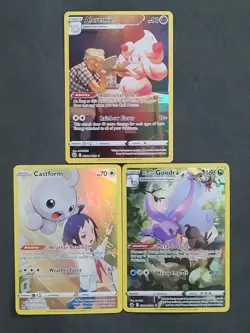 Pokemon TCG Sword & Shield Gallery Lot (Alcremie, Castform, Hisuian Goodra) - Image 1