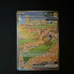 Pokemon Iron Hands ex SV04 Paradox Rift 248/182 230 HP Rare Holo English - Image 1