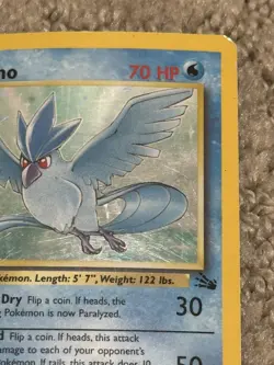 Articuno Fossil 2/62 Holo MP Unlimited Pokemon - TCG WOTC - Image 5