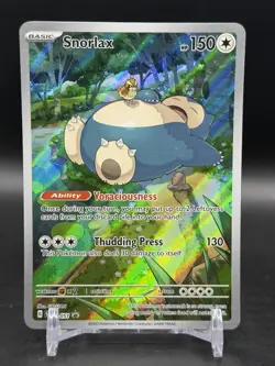 Snorlax 051 SV Promo Black Star Promo 151 ETB English Pokemon MP - Image 1
