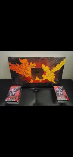 Pokemon TCG Team Rocket's Moltres UPC & 2 Destined Rivals Build & Battle Kits - Image 1