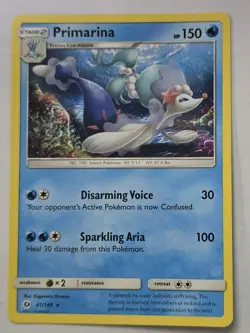 Primarina 41/149 Rare SM Base Set Pokemon Near Mint - Image 1
