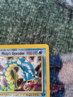 Pokemon TCG Misty's Gyarados Gym Challenge 13/132 Holo 1st Edition Ed - Image 3
