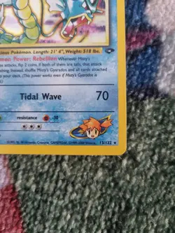 Pokemon TCG Misty's Gyarados Gym Challenge 13/132 Holo 1st Edition Ed - Image 4