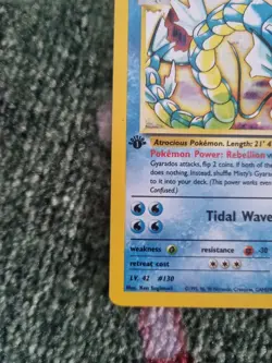 Pokemon TCG Misty's Gyarados Gym Challenge 13/132 Holo 1st Edition Ed - Image 5