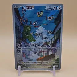 Pokemon TCG Chatot 181/162 SV05: Temporal Forces Holo Illustration Rare 70HP - Image 1