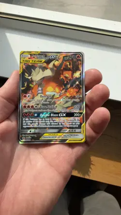 Pokemon TCG Reshiram Charizard GX Sun Moon SM201 Promo - - Image 1