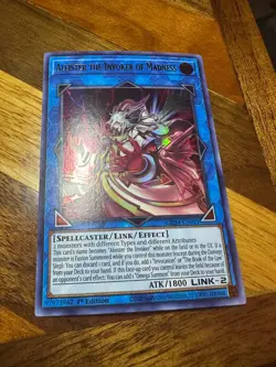 Aleister the Invoker of Madness GEIM-EN053 1st Edition Ultra Rare PL + BONUS - Image 1