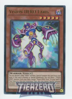 Yugioh Vision HERO Faris GFP2-EN059 Ultra Rare 1st Edition Near Mint - Image 1