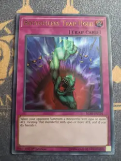 1x Bottomless Trap Hole BLRR-EN101 Ultra Rare First Edition VLP - Image 1