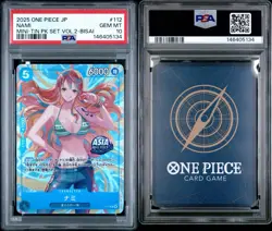 2025 ONE PIECE JPN MINI-TIN PACK SET VOL.2 BISAI #112 NAMI PSA 10 - Image 3