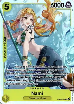 EB03-053 Nami Heroines Edition SR One Piece TCG English - Image 1