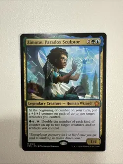 Zimone, Paradox Sculptor (NM Non-Foil) FDN-0126 Mythic MTG - Image 1