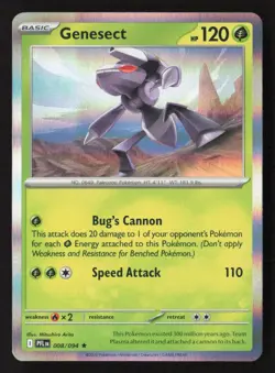 Genesect Rare Holo PFL 008/094 NM Pokemon TCG - Image 1