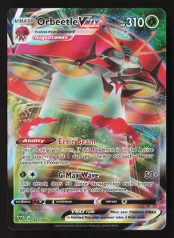 Orbeetle VMAX Ultra Rare Holofoil SWSH04 021/185 NM Pokemon TCG - Image 1