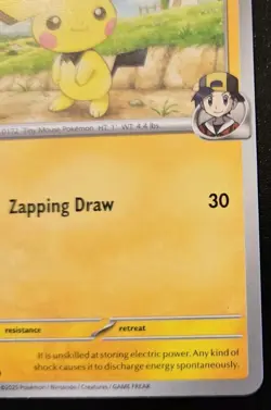 Ethan's Pichu 071/182 Common Scarlet & Violet: Destined Rivals Pokemon TCG - Image 5