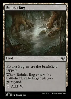 Hero Deal, English - 4 x MTG Bojuka Bog Commander: The Lost Caverns of Ixalan - Image 1
