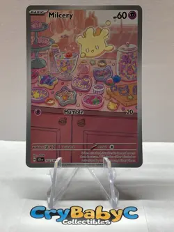 Pokemon Milcery 152/142 Stellar Crown Scarlet & Violet Illustration Rare - Image 1