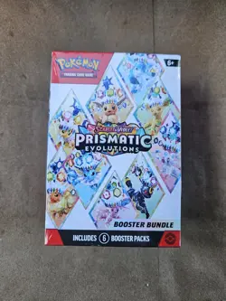 Pokemon TCG Scarlet & Violet Prismatic Evolutions Booster Bundle Sealed Box - Image 1