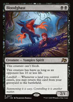 Mint/Near-Mint, English - 1 x MTG Bloodghast Aetherdrift - Image 1