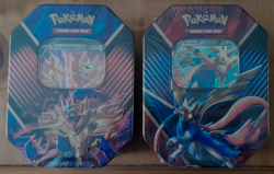 Pokemon Legends of Galar Zamazenta V & Zacian V Tins Factory Sealed 820650807787 - Image 1