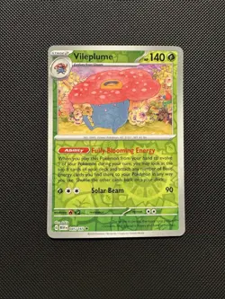 Pokemon TCG Vileplume 045/165 Sv: Scarlet & Violet 151 Reverse Holo Near Mint - Image 1