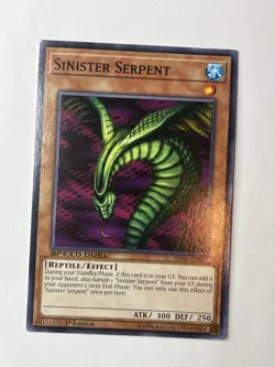 YuGiOh! Sinister Serpent SBAD-EN037, 1st Edition, Common, NM - Image 1