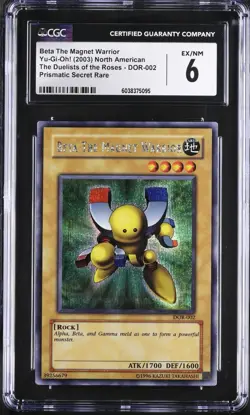 2003 YU-GI-OH! PROMO DOR-002/003 BETA & GAMMA THE MAGNET WARRIORS CGC 6 - Image 3
