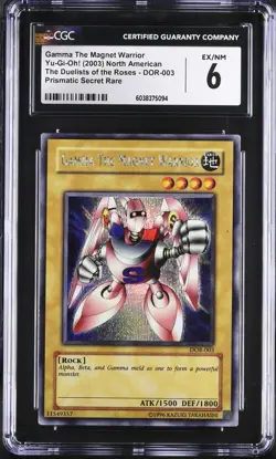 2003 YU-GI-OH! PROMO DOR-002/003 BETA & GAMMA THE MAGNET WARRIORS CGC 6 - Image 5