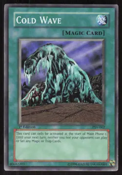 Yu-Gi-Oh TCG Pharaoh's Servant #PSV-062 Cold Wave LP - Image 1