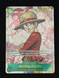 ONE PIECE Monkey D Luffy Alt Art SEC OP13-118 English Pack Fresh - Image 1