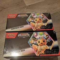 Pokemon TCG Prismatic Evolutions 2x Surprise Box New Sealed - Image 1