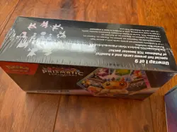 New Pokemon Prismatic Evolutions Surprise Box and Sticker Sealed Booster Bundle - Image 2
