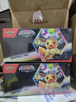 Pokemon TCG: Scarlet & Violet Prismatic Evolutions Surprise Box x2 - NEW/Sealed - Image 1