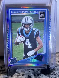 2025 Panini Donruss Optic - Rated Rookie Tetairoa McMillan #209 Holo Prizm (RC) - Image 1
