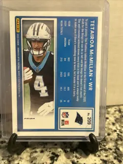 2025 Panini Donruss Optic - Rated Rookie Tetairoa McMillan #209 Holo Prizm (RC) - Image 2