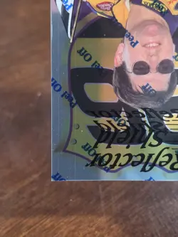 1999 Press Pass Premium - Badge of Honor Johnny Benson Jr. #BH8 Reflectors /1350 - Image 4