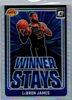Lebron James 2024-25 Panini Donruss Optic Winner Stays Silver Holo Prizm #1 - Image 1