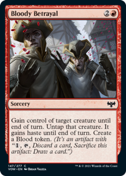 Mint/Near-Mint, English - 4 x MTG Bloody Betrayal - Foil Innistrad: Crimson Vow - Image 1