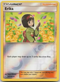Erika Uncommon Reverse Holo SM - Cosmic Eclipse 191/236 NM - Image 1