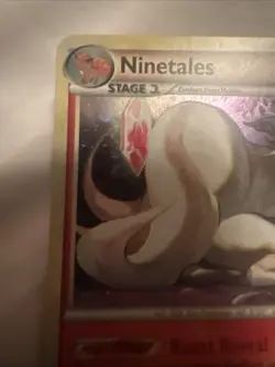 POKEMON TCG NINETALES 17/95 HOLO RARE EXCELLENT HGSS CALL OF LEGENDS - Image 2