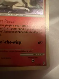 POKEMON TCG NINETALES 17/95 HOLO RARE EXCELLENT HGSS CALL OF LEGENDS - Image 5