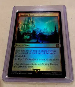 MTG FINAL FANTASY : Starting Town RARE FOIL #0289 - Image 1